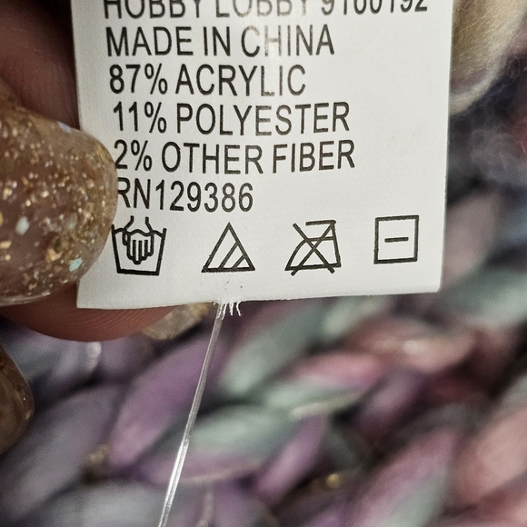 Pastel Ombre chunky Rainbow Knitted Infinity Scarf New - Picture 3 of 3